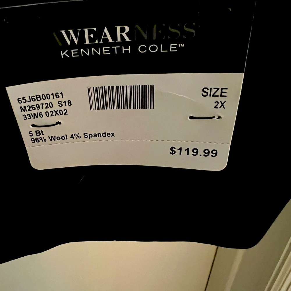 Brand new Kenneth Cole suit vest.